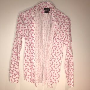 MENS PINK PASLEY BUTTON DOWN SHIRT. Skinny Fit.